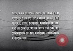 Standbild Zivilschutz United States USA, 1955, aus Sekunde 59 historischem Filmmaterial Videoclip 65675031691