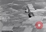 Image of US Navy pilots practice hookups with USS Akron airship New Jersey United States USA, 1932, second 1 stock footage video 65675031710