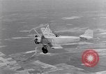 Image of US Navy pilots practice hookups with USS Akron airship New Jersey United States USA, 1932, second 7 stock footage video 65675031710