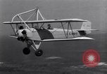 Image of US Navy pilots practice hookups with USS Akron airship New Jersey United States USA, 1932, second 24 stock footage video 65675031710