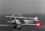 Image of US Navy pilots practice hookups with USS Akron airship New Jersey United States USA, 1932, second 29 stock footage video 65675031710