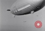 Image of US Navy pilots practice hookups with USS Akron airship New Jersey United States USA, 1932, second 40 stock footage video 65675031710