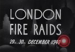Image Nazi raid aérien incendiaires London England Royaume-Uni, 1940, de la seconde 9 séquences d'archives historiques vidéo 65675031712