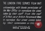 Image Nazi raid aérien incendiaires London England Royaume-Uni, 1940, de la seconde 21 séquences d'archives historiques vidéo 65675031712