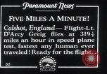 Standbild Lieutenant D'Arcy Greig Calshot Southampton, 1929, aus Sekunde 14 historischem Filmmaterial Videoclip 65675031721