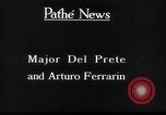 Standbild Arturo Ferrarin Rom Italien, 1928, aus Sekunde 17 historischem Filmmaterial Videoclip 65675031722