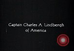 Standbild Captain Charles Lindbergh ein United States USA, 1928, aus Sekunde 20 historischem Filmmaterial Videoclip 65675031734