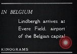 Image of Colonel Charles A Lindbergh Antwerp Belgium, 1928, second 21 stock footage video 65675031735