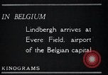 Image of Colonel Charles A Lindbergh Antwerp Belgium, 1928, second 23 stock footage video 65675031735