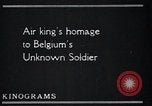 Image of Colonel Charles A Lindbergh Antwerp Belgium, 1928, second 39 stock footage video 65675031735