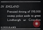 Image of Colonel Charles A Lindbergh Antwerp Belgium, 1928, second 60 stock footage video 65675031735