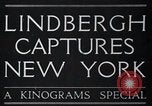 Image Charles UNE Lindbergh célébration New York City USA, 1927, de la seconde 3 séquences d'archives historiques vidéo 65675031737