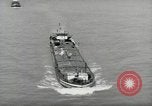 Image of river barge Mainz Germany, 1954, second 7 stock footage video 65675031776