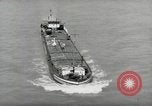 Image of river barge Mainz Germany, 1954, second 9 stock footage video 65675031776