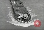 Image of river barge Mainz Germany, 1954, second 14 stock footage video 65675031776