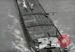 Image of river barge Mainz Germany, 1954, second 18 stock footage video 65675031776