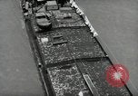 Image of river barge Mainz Germany, 1954, second 26 stock footage video 65675031776