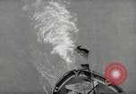 Image of river barge Mainz Germany, 1954, second 35 stock footage video 65675031776