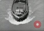Image of river barge Mainz Germany, 1954, second 40 stock footage video 65675031776