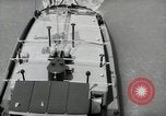 Image of river barge Mainz Germany, 1954, second 60 stock footage video 65675031776