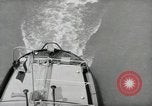 Image of river barge Mainz Germany, 1954, second 62 stock footage video 65675031776