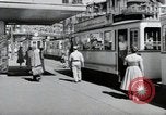 Image of German people Frankfurt Germany, 1954, second 9 stock footage video 65675031780