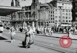Image of German people Frankfurt Germany, 1954, second 34 stock footage video 65675031780