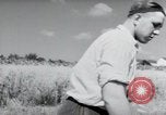 Image of German farmers harvesting oats Wiesbaden Germany, 1954, second 16 stock footage video 65675031781