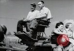 Image of German farmers harvesting oats Wiesbaden Germany, 1954, second 45 stock footage video 65675031781