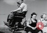 Image of German farmers harvesting oats Wiesbaden Germany, 1954, second 46 stock footage video 65675031781