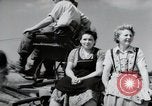 Image of German farmers harvesting oats Wiesbaden Germany, 1954, second 47 stock footage video 65675031781