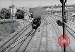 Image of German steam locomotive Wiesbaden Germany, 1954, second 6 stock footage video 65675031782