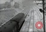 Image of German steam locomotive Wiesbaden Germany, 1954, second 13 stock footage video 65675031782