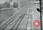 Image of German steam locomotive Wiesbaden Germany, 1954, second 17 stock footage video 65675031782