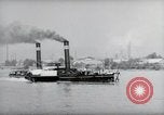 Image le trafic sur le Rhin Wiesbaden Allemagne, 1954, de la seconde 15 séquences d'archives historiques vidéo 65675031783
