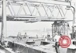 Image of construction of bridge Wiesbaden Germany, 1954, second 1 stock footage video 65675031784