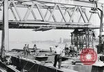 Image of construction of bridge Wiesbaden Germany, 1954, second 3 stock footage video 65675031784
