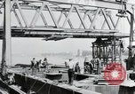 Image of construction of bridge Wiesbaden Germany, 1954, second 5 stock footage video 65675031784