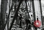 Image of construction of bridge Wiesbaden Germany, 1954, second 37 stock footage video 65675031784