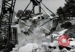 Image construction de pont Wiesbaden Allemagne, 1954, de la seconde 58 séquences d'archives historiques vidéo 65675031785