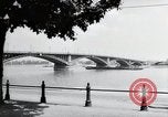 Image of bridge Mainz Germany, 1954, second 8 stock footage video 65675031786