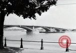 Image of bridge Mainz Germany, 1954, second 9 stock footage video 65675031786