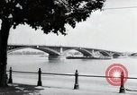 Image of bridge Mainz Germany, 1954, second 11 stock footage video 65675031786