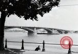 Image of bridge Mainz Germany, 1954, second 13 stock footage video 65675031786