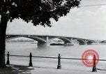 Image of bridge Mainz Germany, 1954, second 16 stock footage video 65675031786