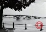 Image of bridge Mainz Germany, 1954, second 18 stock footage video 65675031786