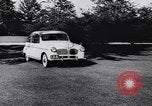 Image of Michigan manufacturer displays new automobile Michigan United States USA, 1941, second 23 stock footage video 65675031875