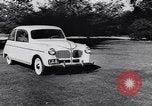 Image of Michigan manufacturer displays new automobile Michigan United States USA, 1941, second 24 stock footage video 65675031875