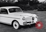 Image of Michigan manufacturer displays new automobile Michigan United States USA, 1941, second 25 stock footage video 65675031875
