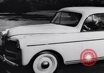 Image of Michigan manufacturer displays new automobile Michigan United States USA, 1941, second 33 stock footage video 65675031875